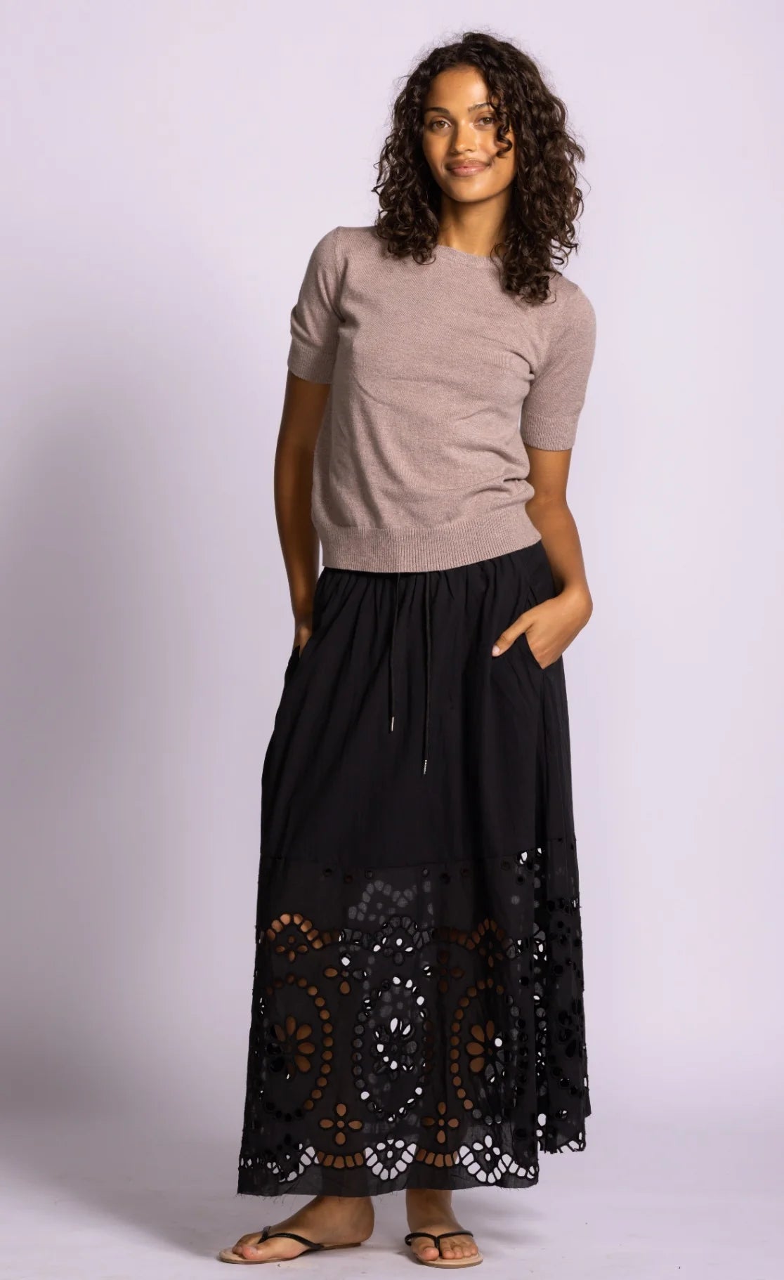 PINK MARTINI JOLENE SKIRT - BLACK - Vi-Leen's Fashions