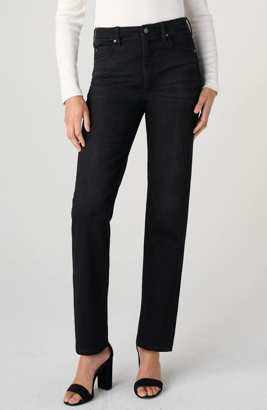 LIVERPOOL ROWAN HIGH RISE SLIM LEG JEAN - BLACK - Vi-Leen's Fashions