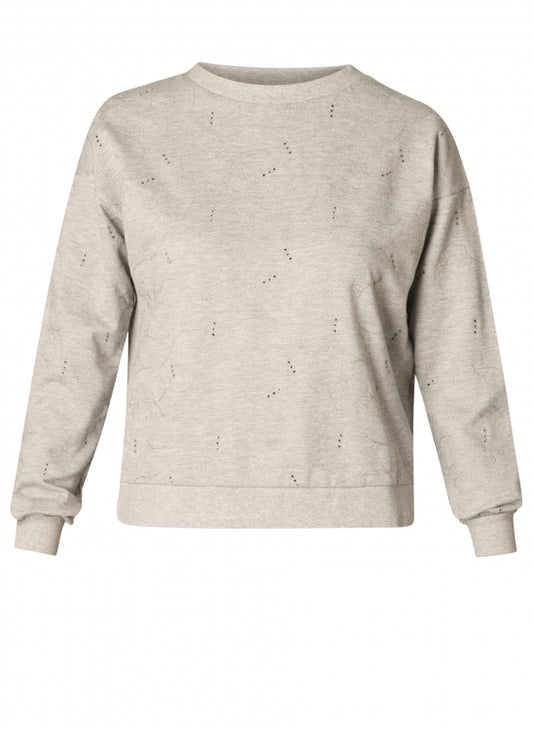 YEST BRIGITTA PULLOVER - LIGHT GREY