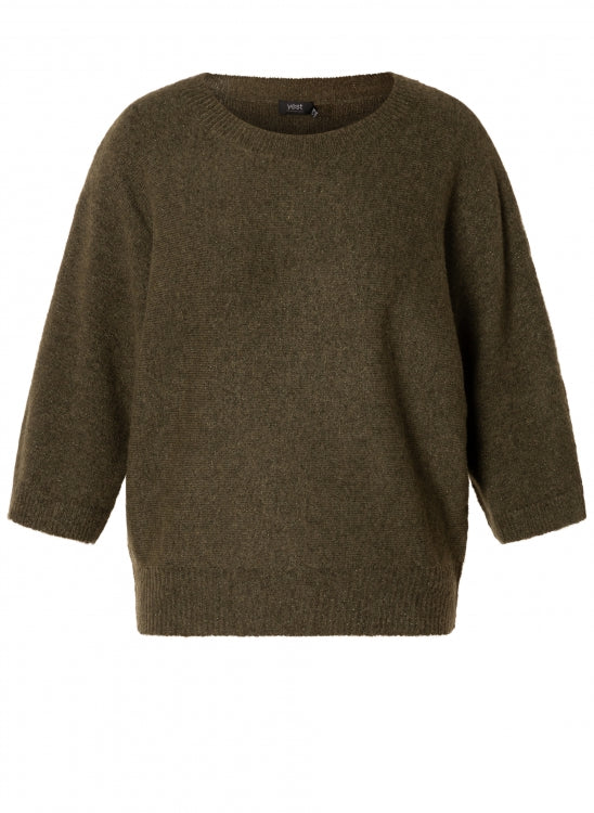YEST CATI SWEATER - ARMY GREEN