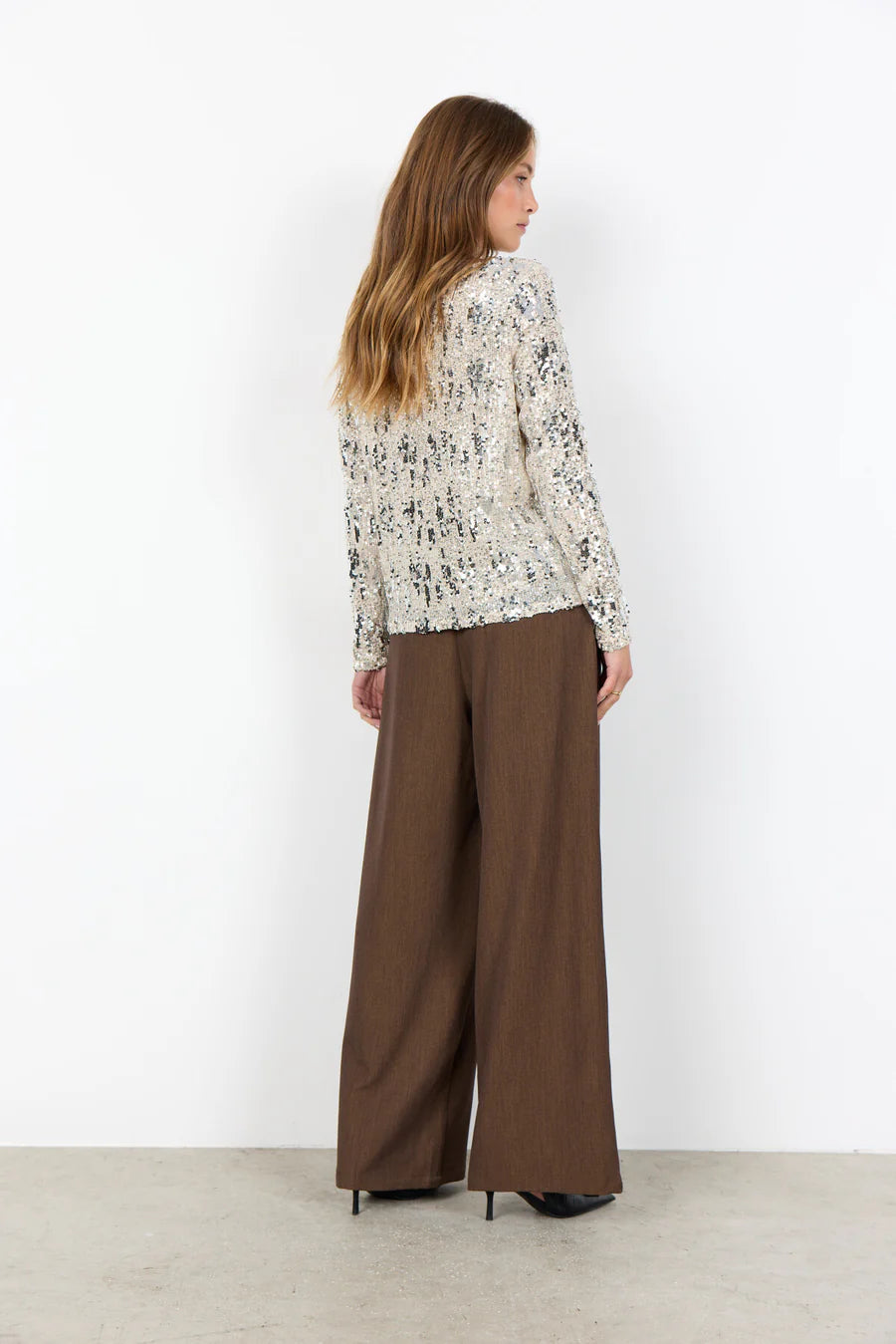 SOYACONCEPT ANGEL HOLIDAY TOP - CREAM