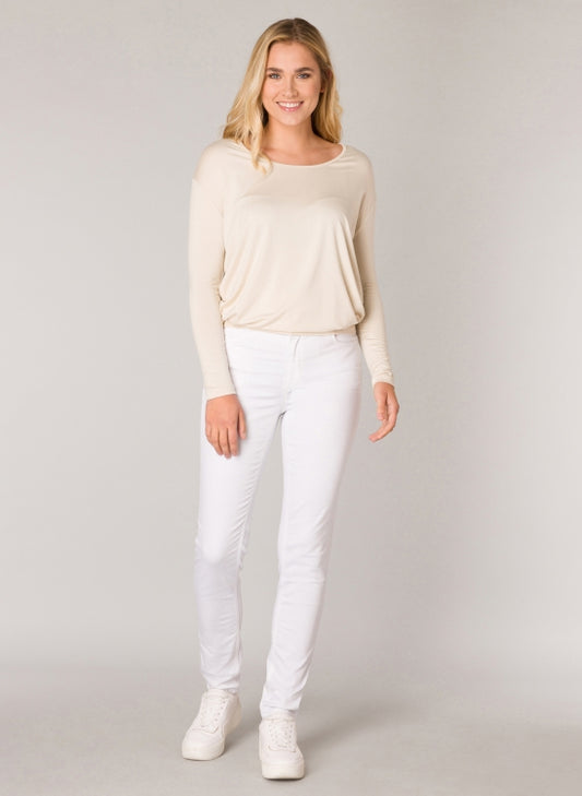 YEST JOY SKINNG LEG DENIM - WHITE - Vi-Leen's Fashions