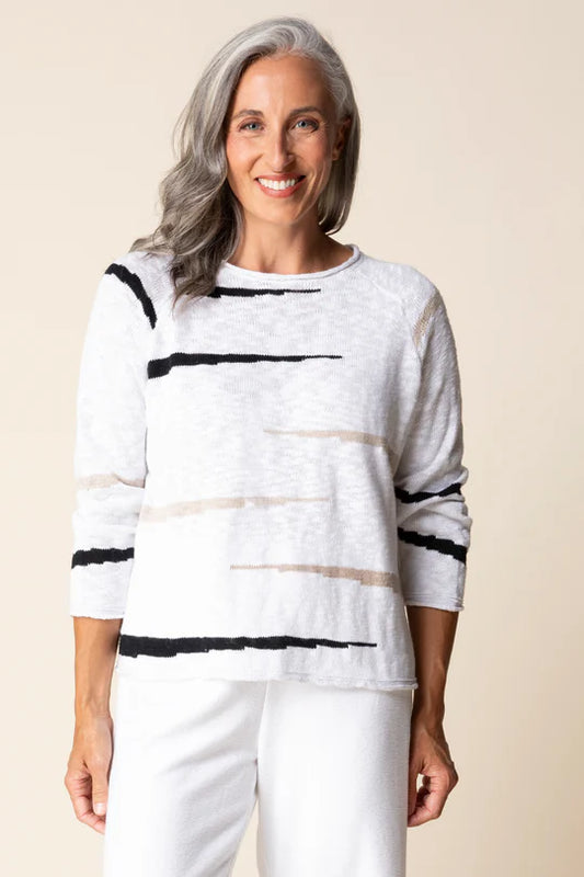 HABITAT COTTON RAGLAN PULLOVER - WILLOW