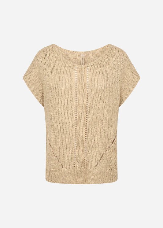 SOYACONCEPT CARYNN KNIT PULLOVER - SAND - Vi-Leen's Fashions