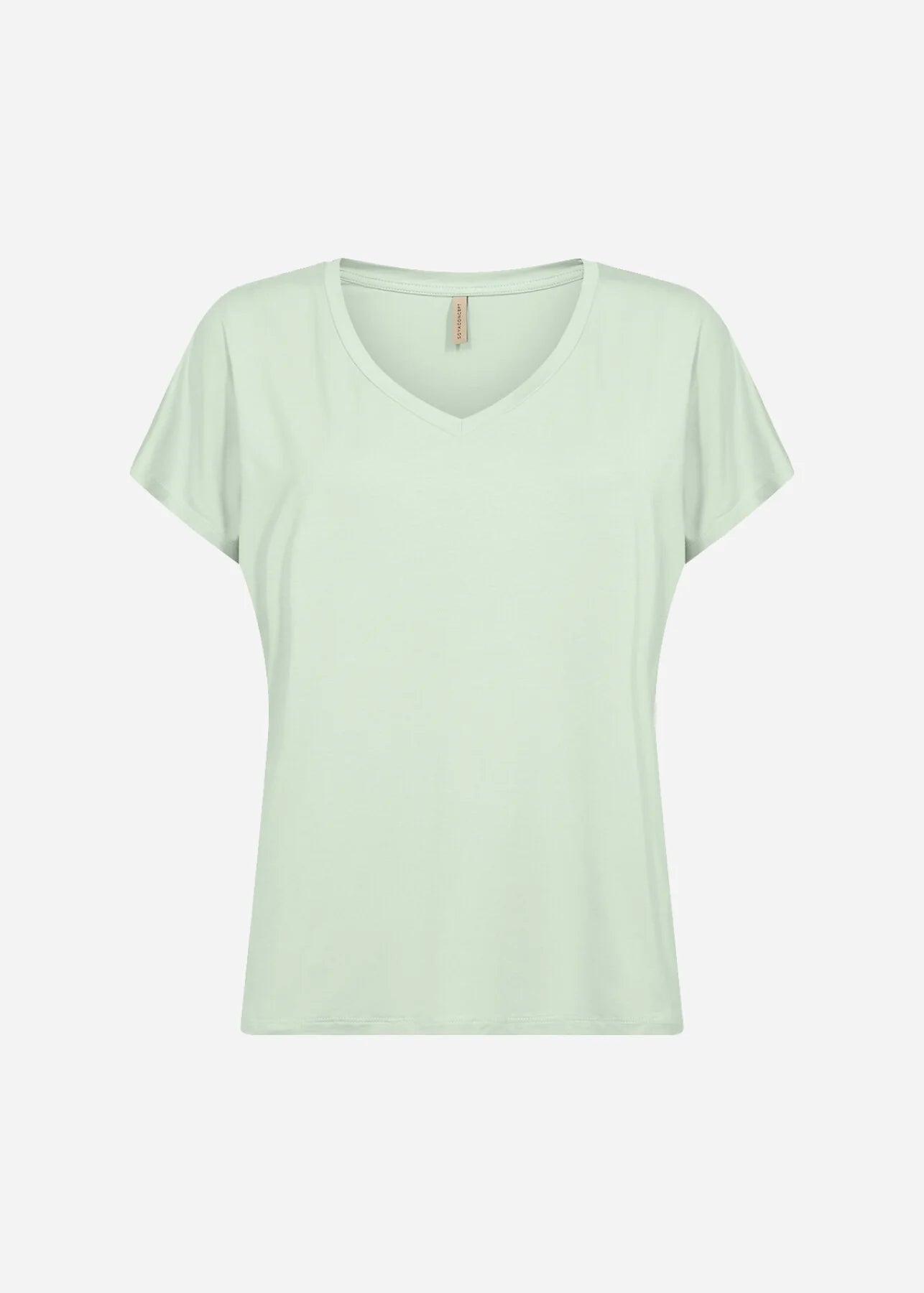 SOYACONCEPT MARICA V-NECK T-SHIRT - SAGE - Vi-Leen's Fashions