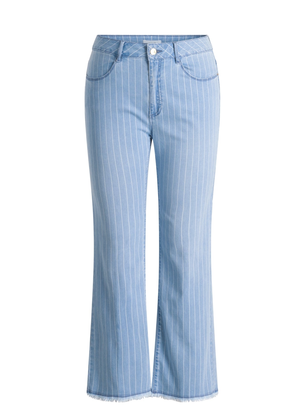 YEST MARA PANT - LIGHT DENIM STRIPE - Vi-Leen's Fashions