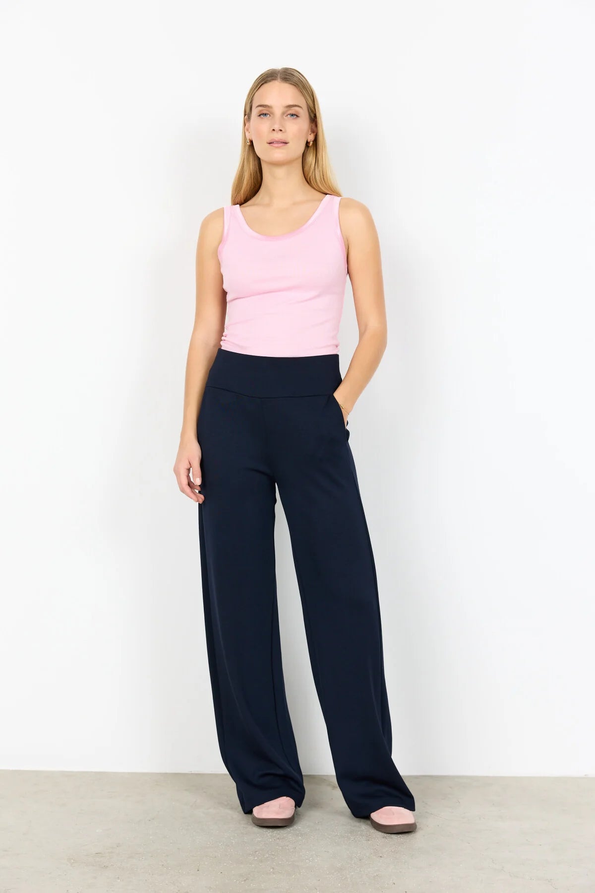 SOYACONCEPT BANU PANT - NAVY