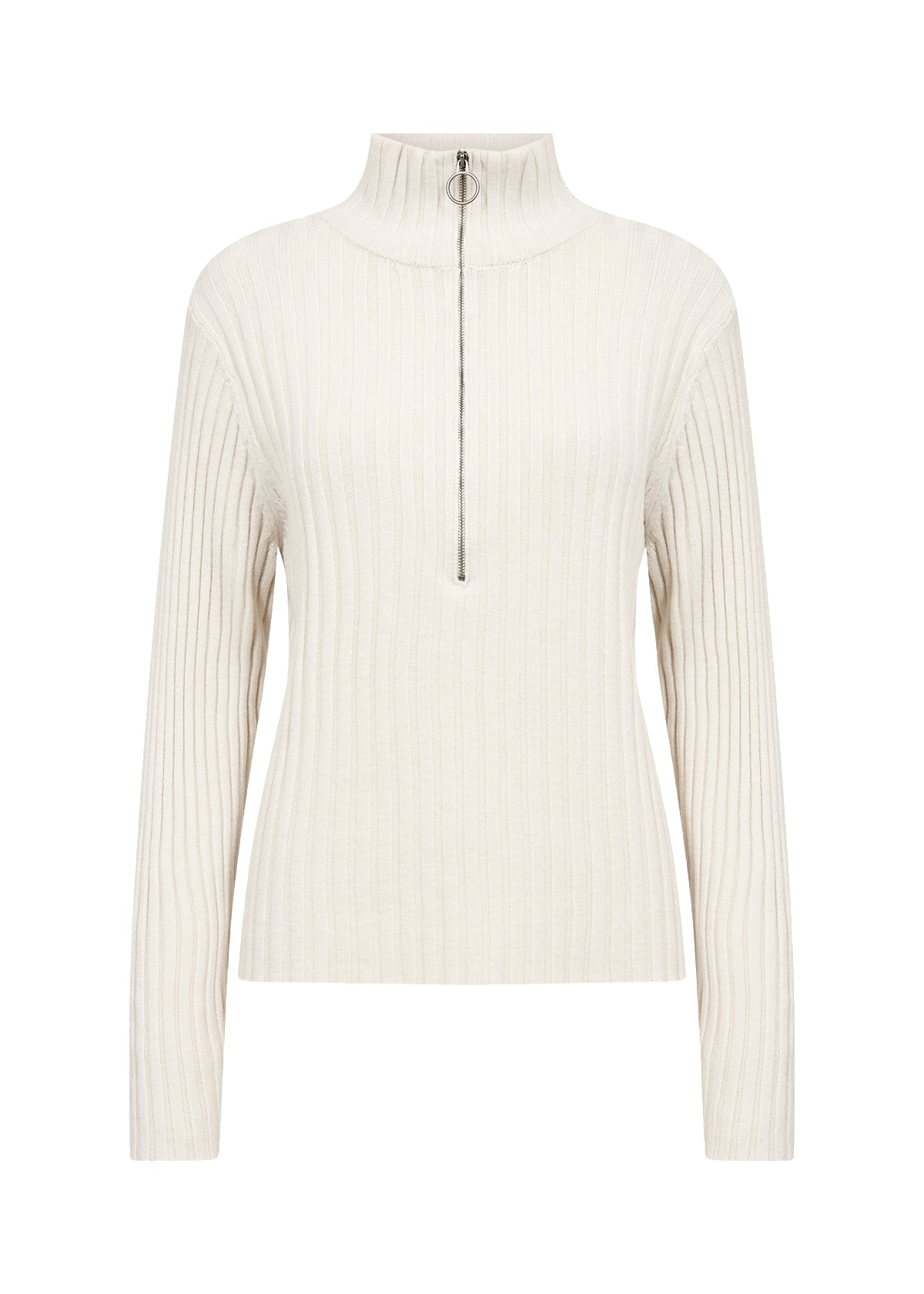 SOYACONCEPT KANITA RIBBED SWEATER - SAND