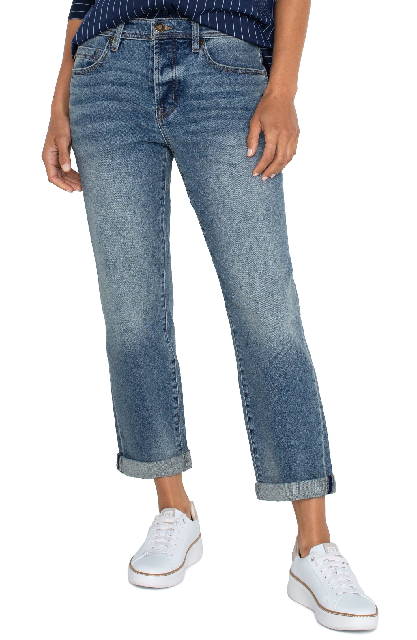 LIVERPOOL THE KEEPER BOYFRIEND CROP - AUSTWELL