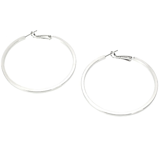 MF SILVER HOOP - Vi-Leen's Fashions