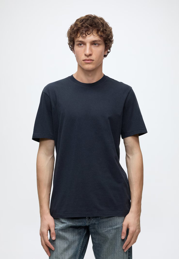 BLEND WASH T-SHIRT - NAVY