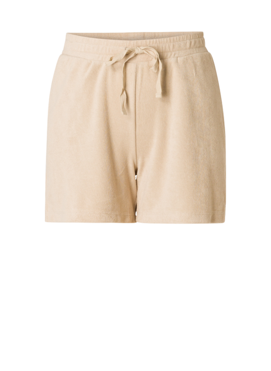 YEST MERITA TERRY SHORT - LATTE - Vi-Leen's Fashions