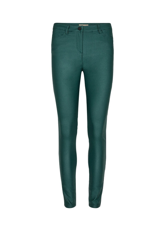 SOYACONCEPT PAM WAXED PANT - SHADY GREEN - Vi-Leen's Fashions