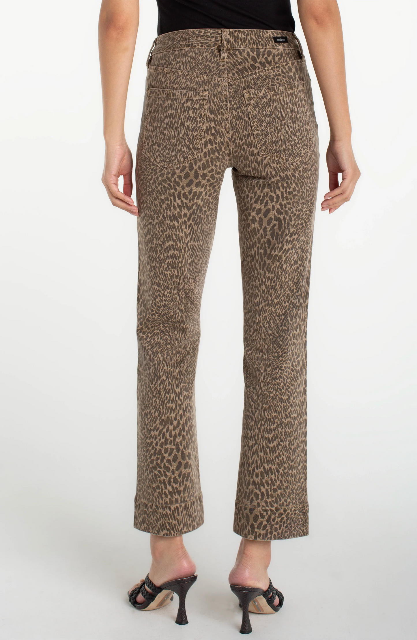 LIVERPOOL KENNEDY STRAIGHT WIDE HEM PANT - ANIMAL - Vi-Leen's Fashions