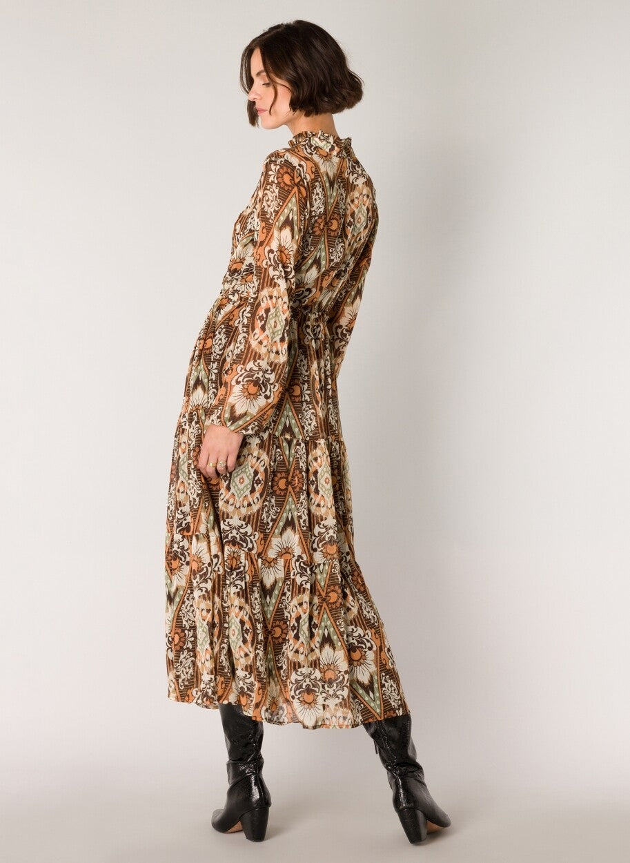 YEST SUMNER PRINT A-LINE DRESS - Vi-Leen's Fashions