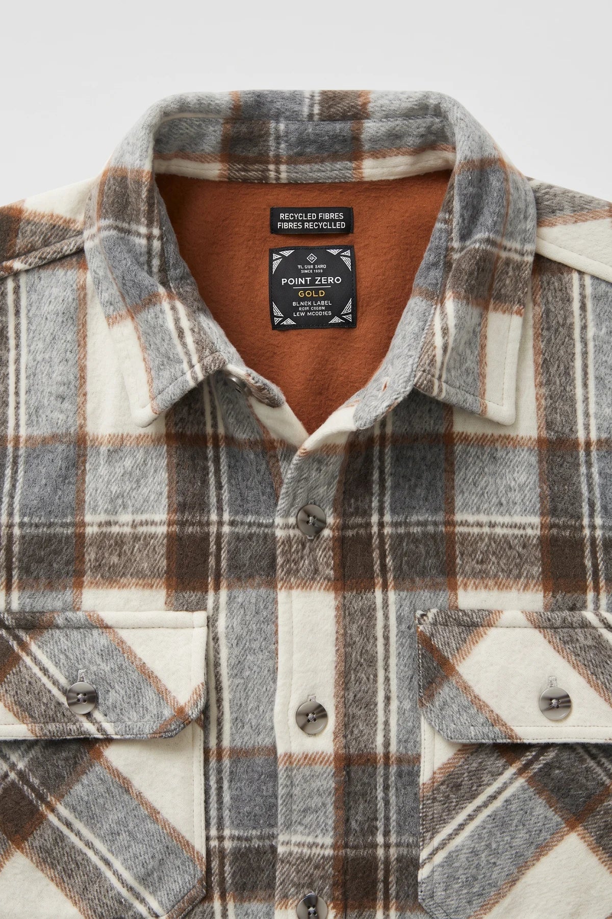 MEN'S POINT ZERO BONDED SHACKET - EGGSHELL