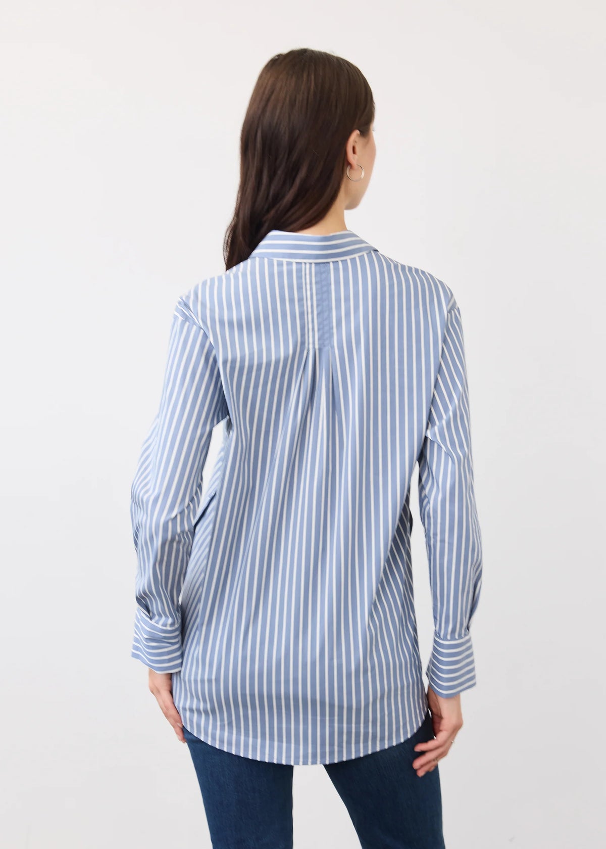 FDJ STRIPE SHIRT - INDIGO STRIPE