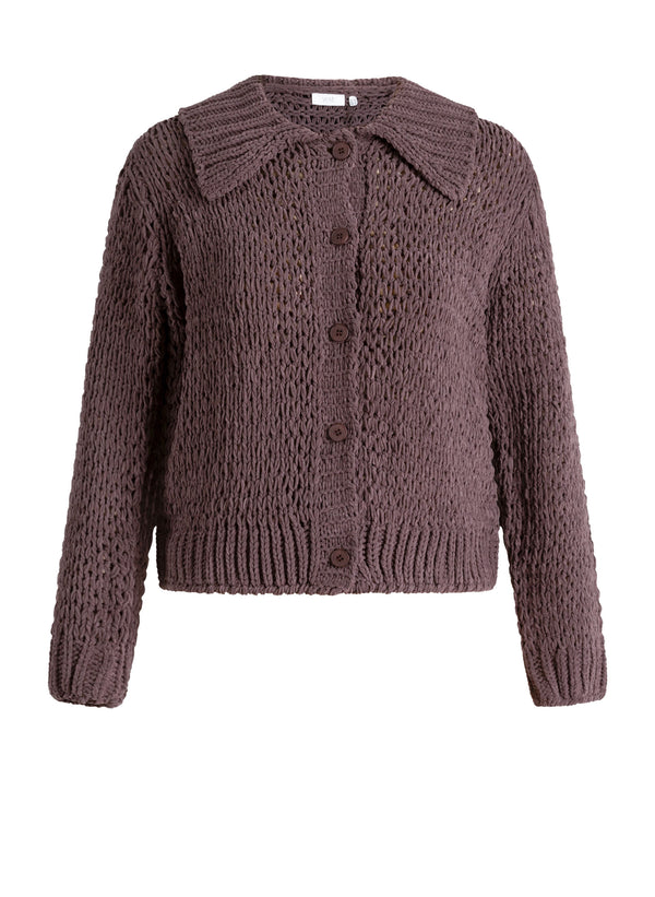 YEST URSEL CARDIGAN - BROWN