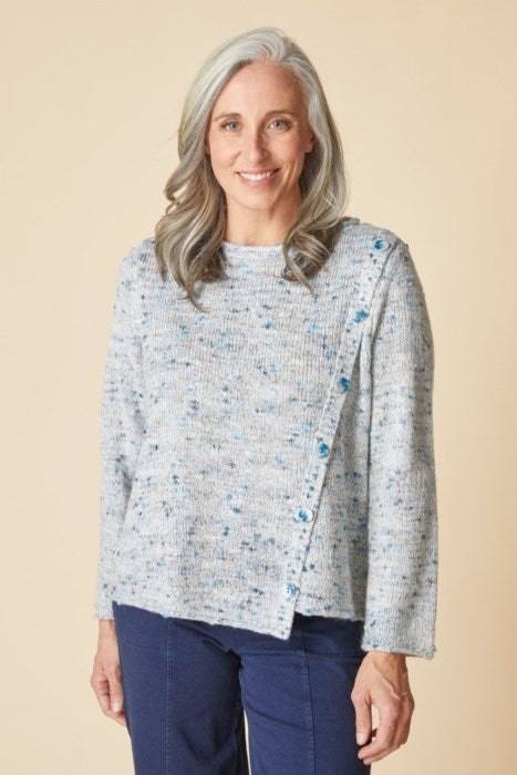 HABITAT FROSTFALL SWEATER - MISTY BLUE