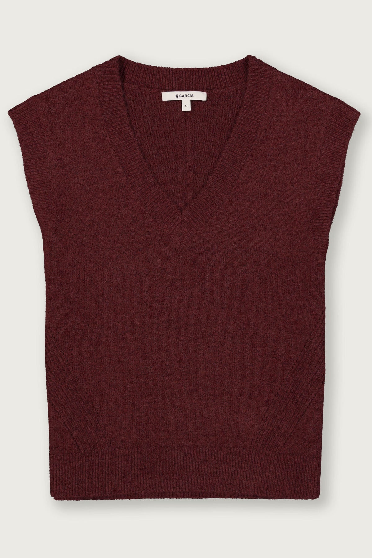 GARCIA SLEEVELESS SWEATER VEST - ROSEWOOD - Vi-Leen's Fashions