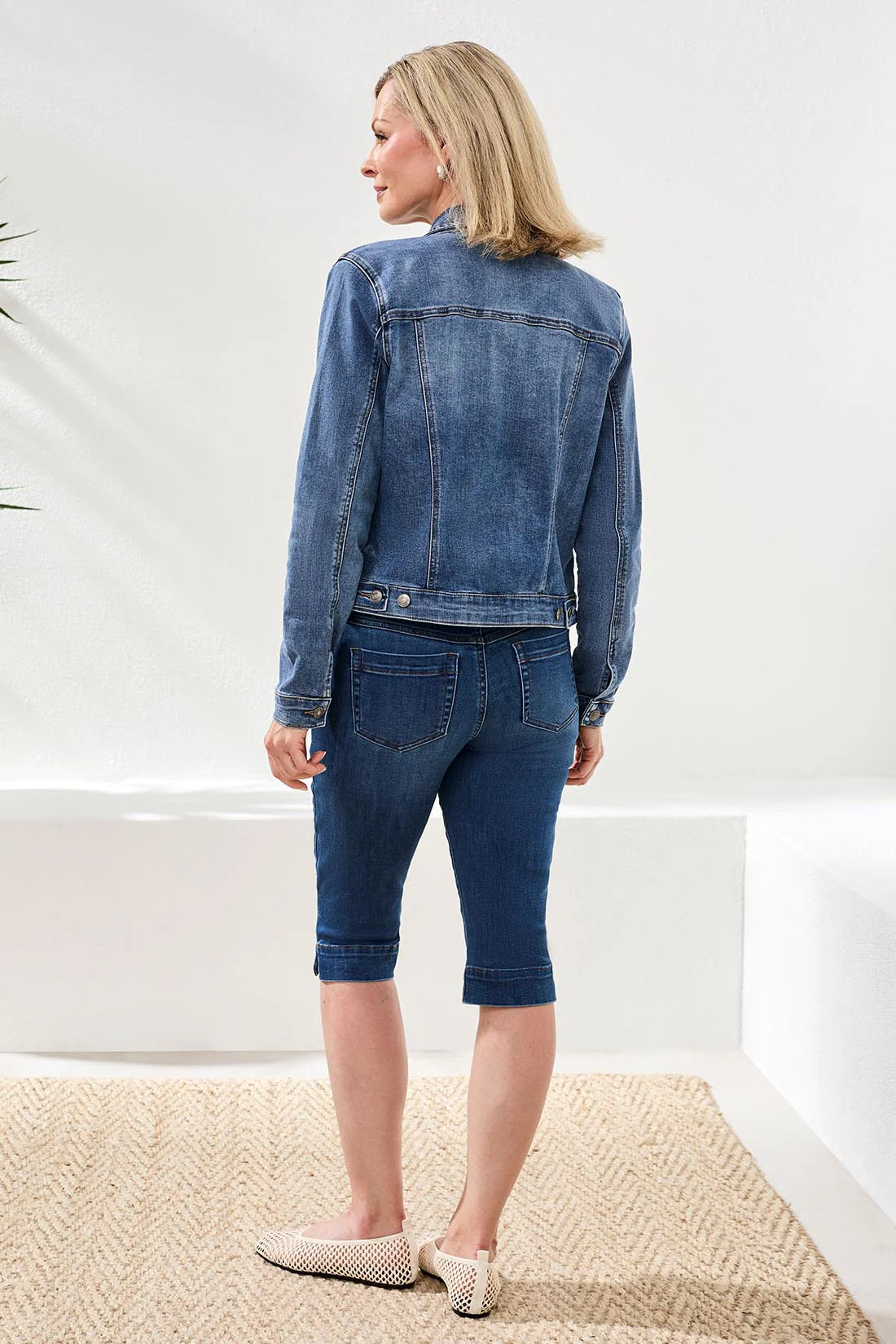 TRIBAL CLASSIC DENIM JACKET - DARK VINTAGE - Vi-Leen's Fashions