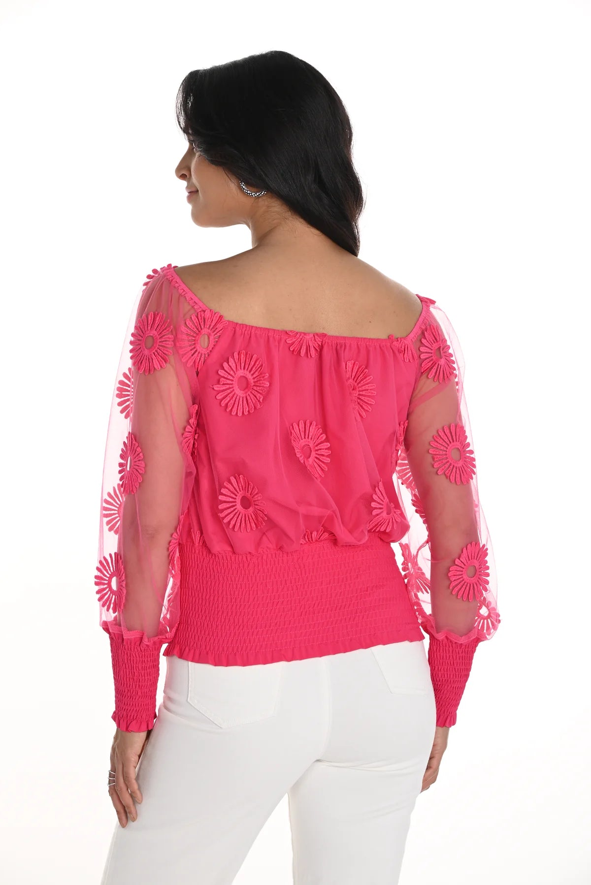 FRANK LYMAN FUSHIA TOP
