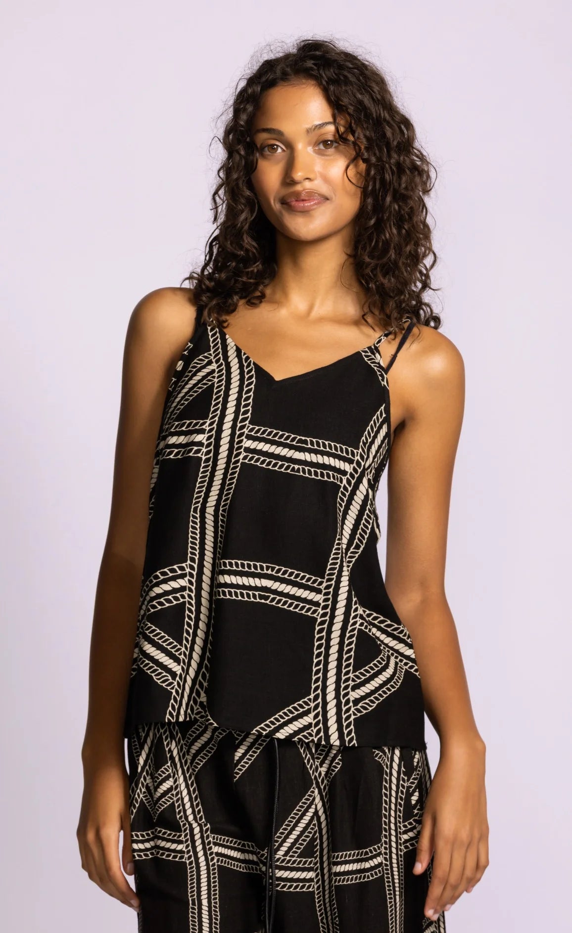 PINK MARTINI NAGEL CAMI - BLACK - Vi-Leen's Fashions