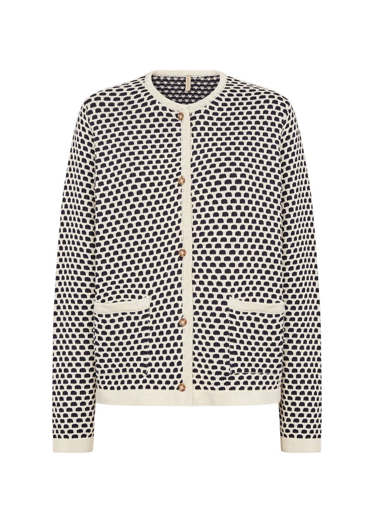 SOYACONCEPT BIBBI CARDIGAN - NAVY/CREAM