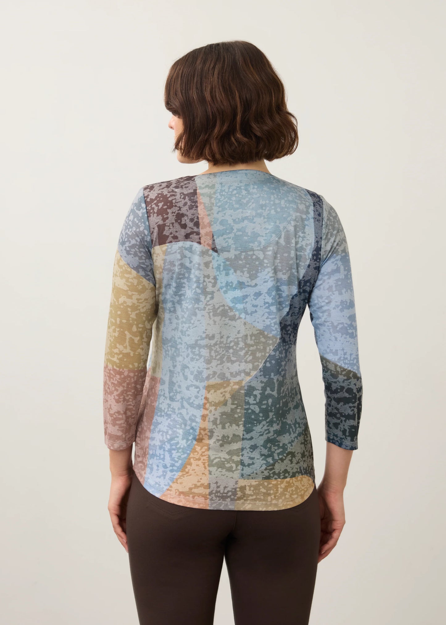 FDJ NOTCH NECK TOP - WARNER
