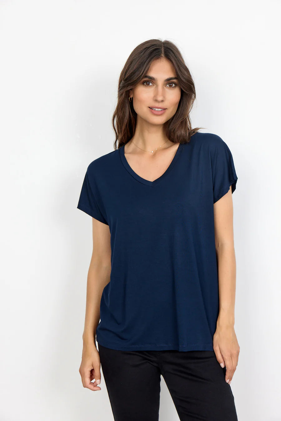 SOYACONCEPT MARICA LYOCELL T-SHIRT - NAVY - Vi-Leen's Fashions