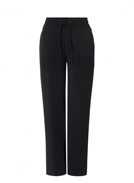 YEST OIRLA PANT WITH FRONT SEAMING - BLACK