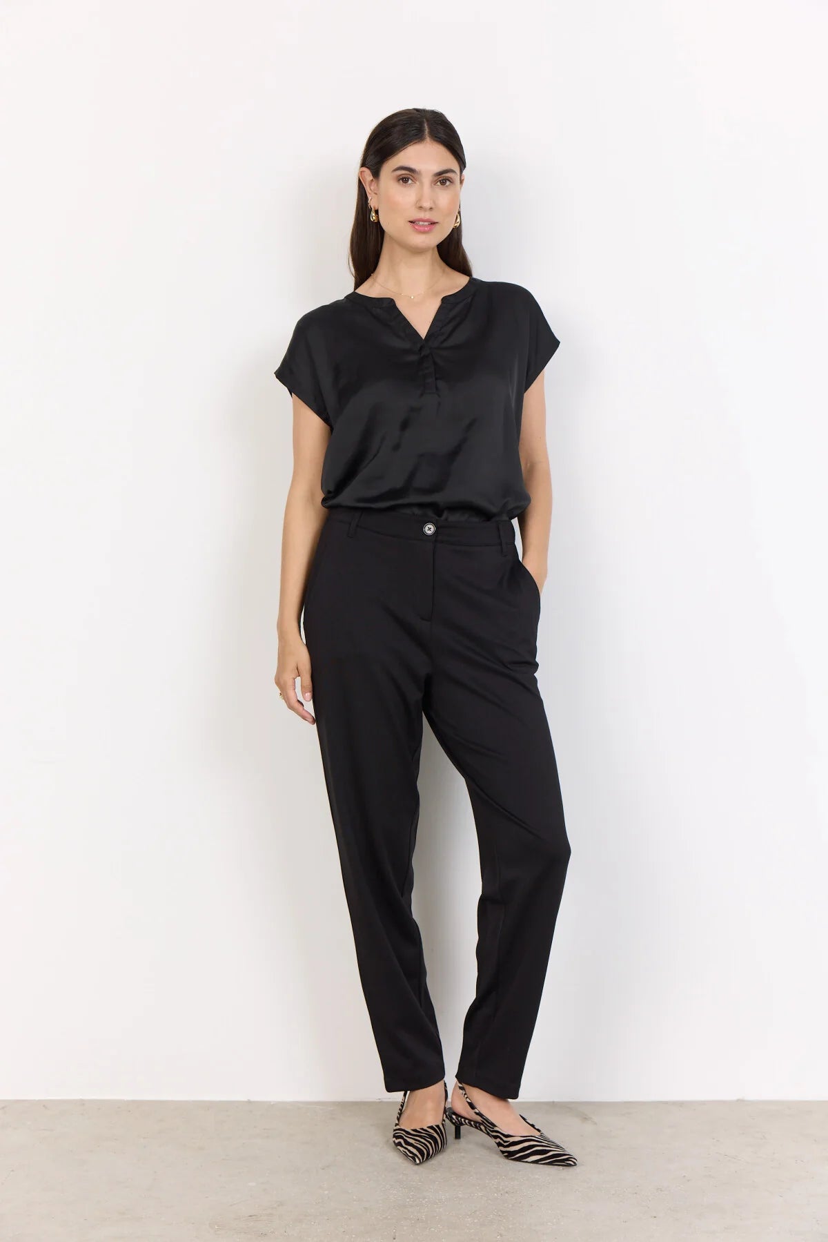SOYACONCEPT THILDE BLOUSE - BLACK