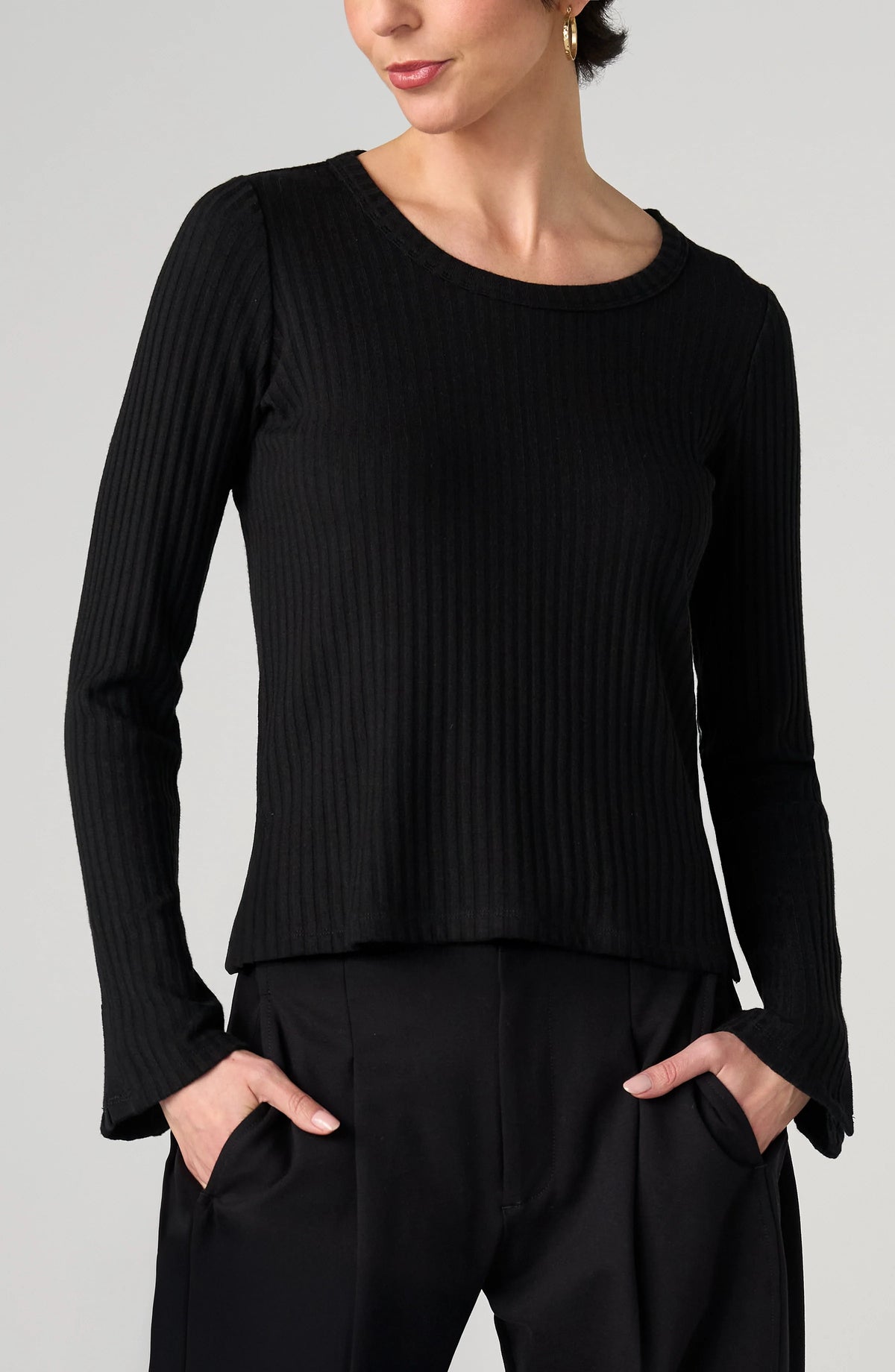 LIVERPOOL LONG SLEEVE TOP - BLACK