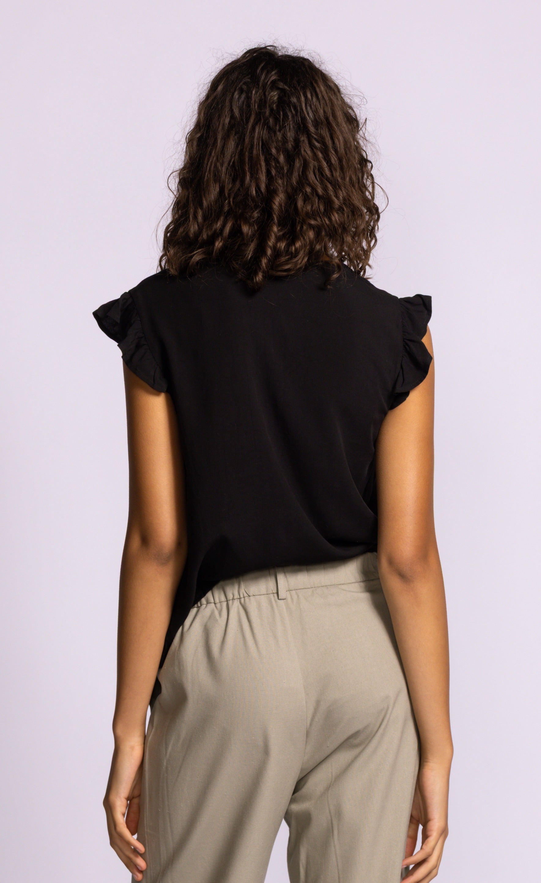 PINK MARTINI LIZZY TOP - BLACK - Vi-Leen's Fashions