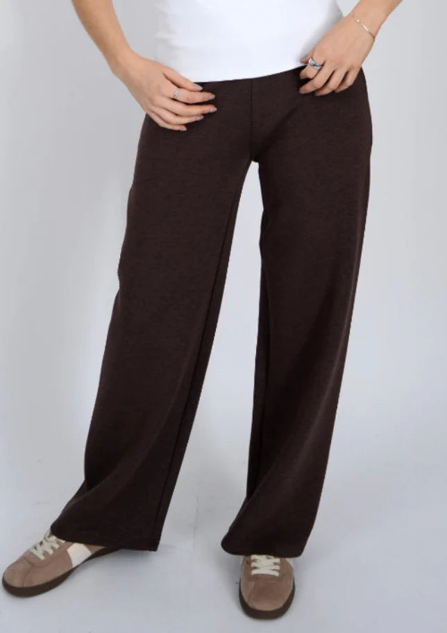 RD STYLE VICTORIA SOFT PULL ON PANT - BROWN