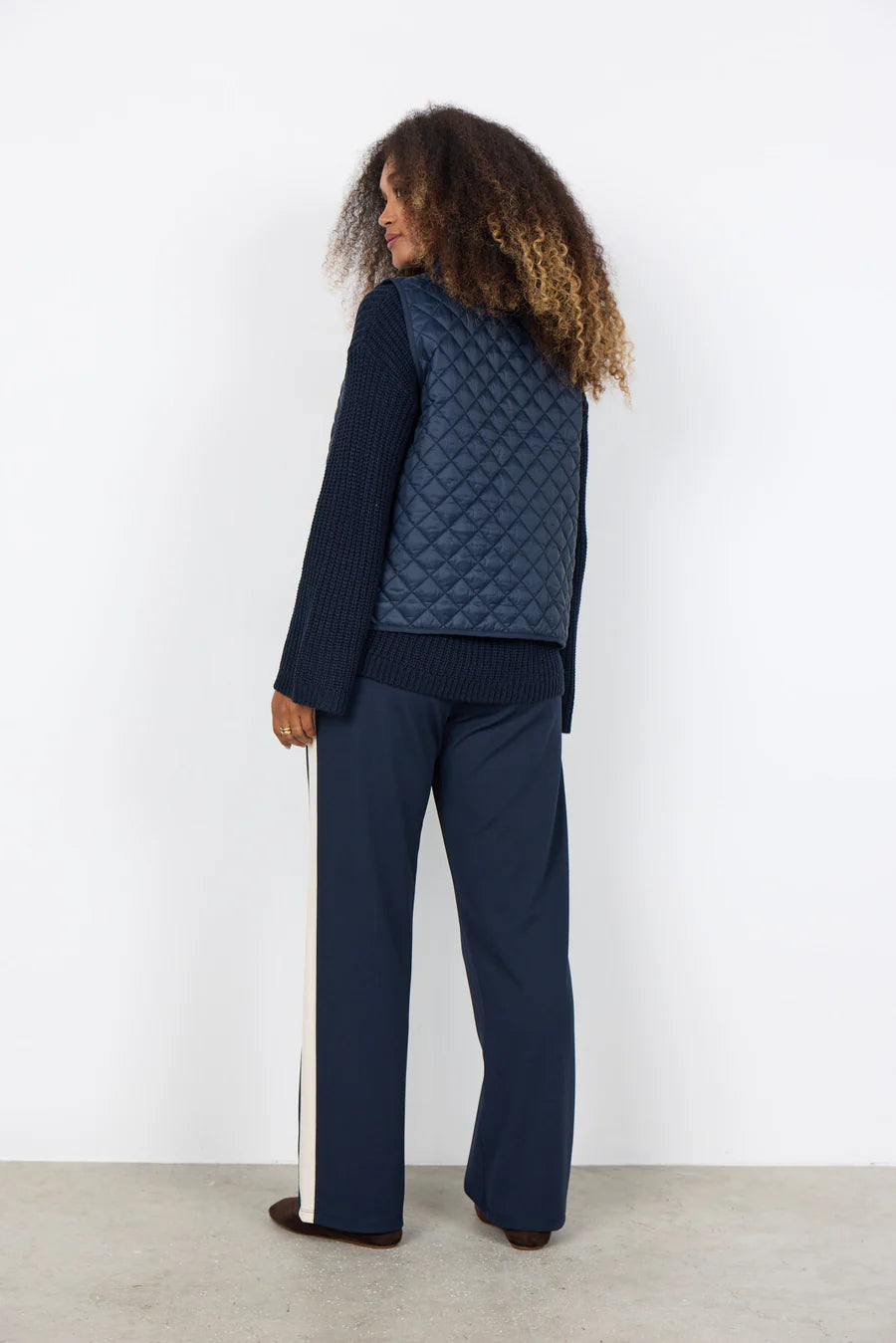 SOYACONCEPT BENETE1 VEST - NAVY