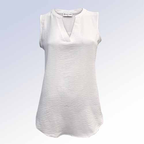 POINT ZERO WHITE TOP - Vi-Leen's Fashions