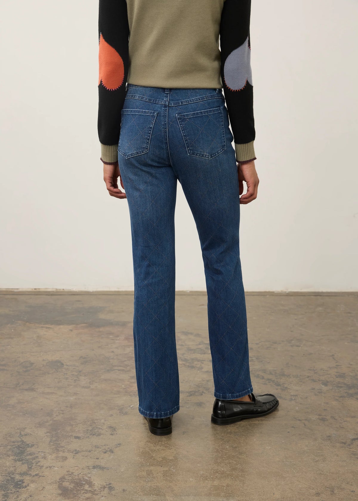 FDJ OLIVIA BOOTCUT JEAN - DARK WASH - Vi-Leen's Fashions