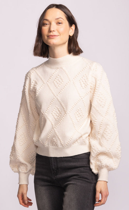 PINK MARTINI MARISA SWEATER - OFF WHITE