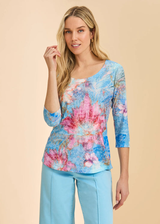 FDJ SCOOP NECK TOP - Vi-Leen's Fashions