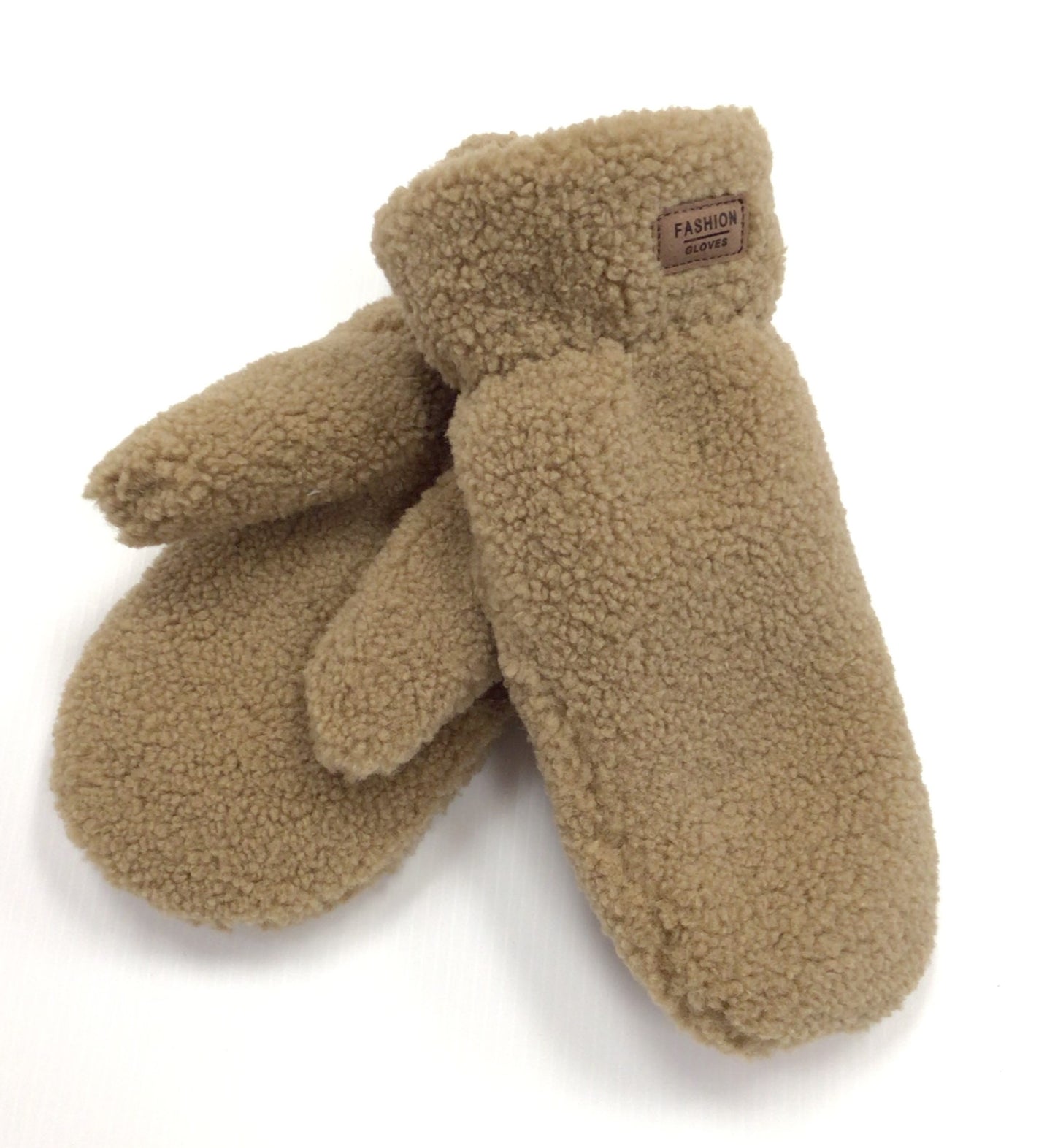 TEDDY MITTS - DARK SAND