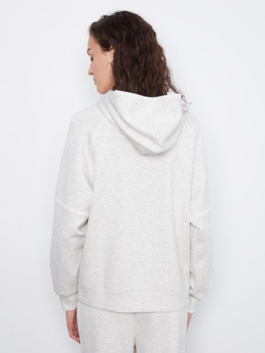 CHARLIE B HOODIE WITH BLANKET STITCH