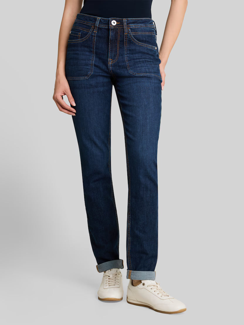 TOM TAILOR SLIM LEG JEAN - DARK BLUE
