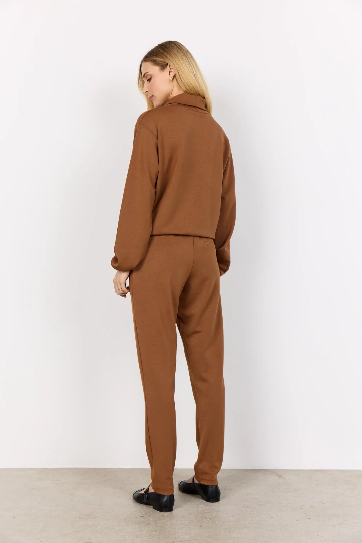 SOYACONCEPT BANU PANT - TOFFEE