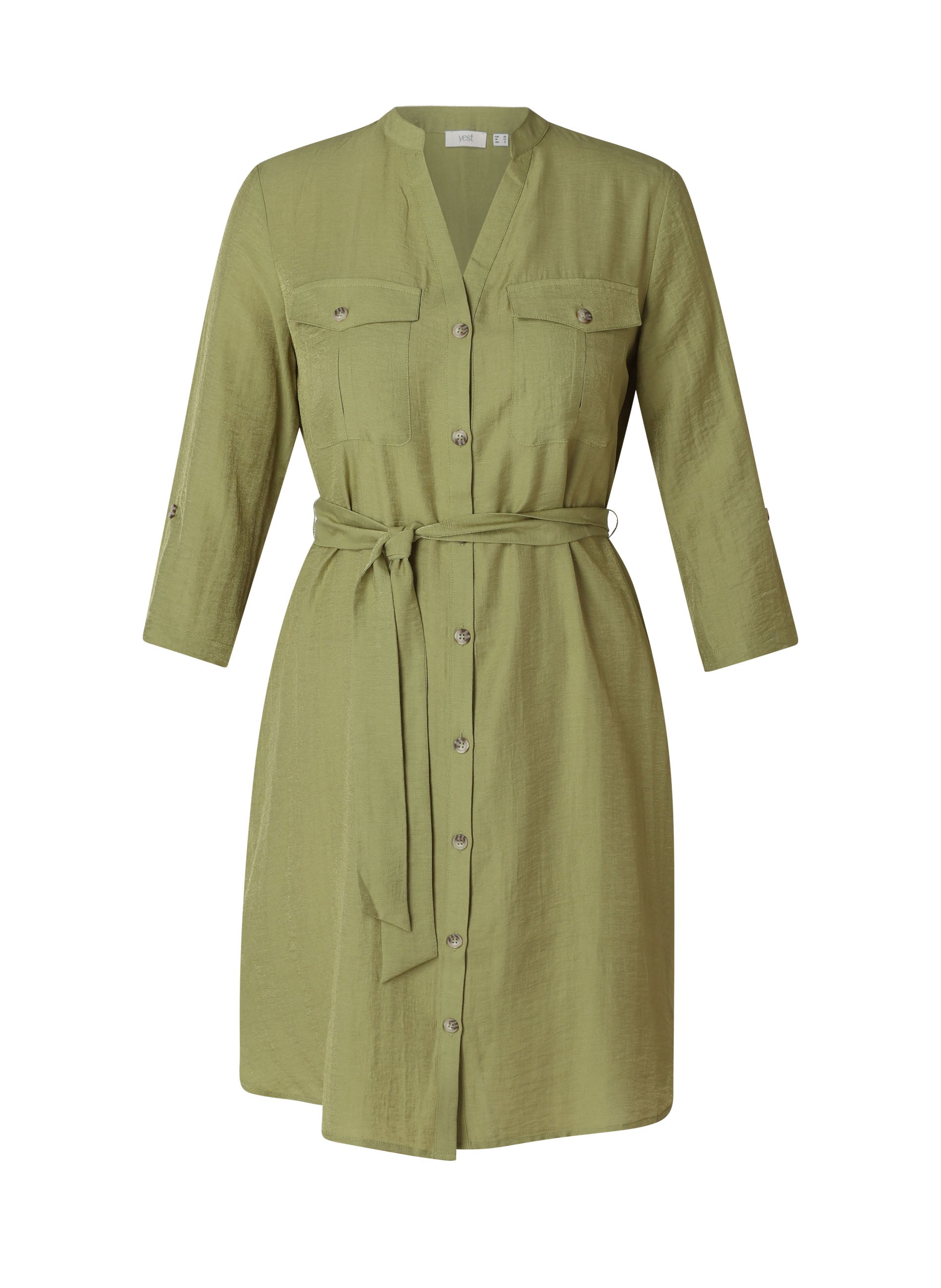 YEST KRISTEL DRESS - BOTANIC GREEN - Vi-Leen's Fashions