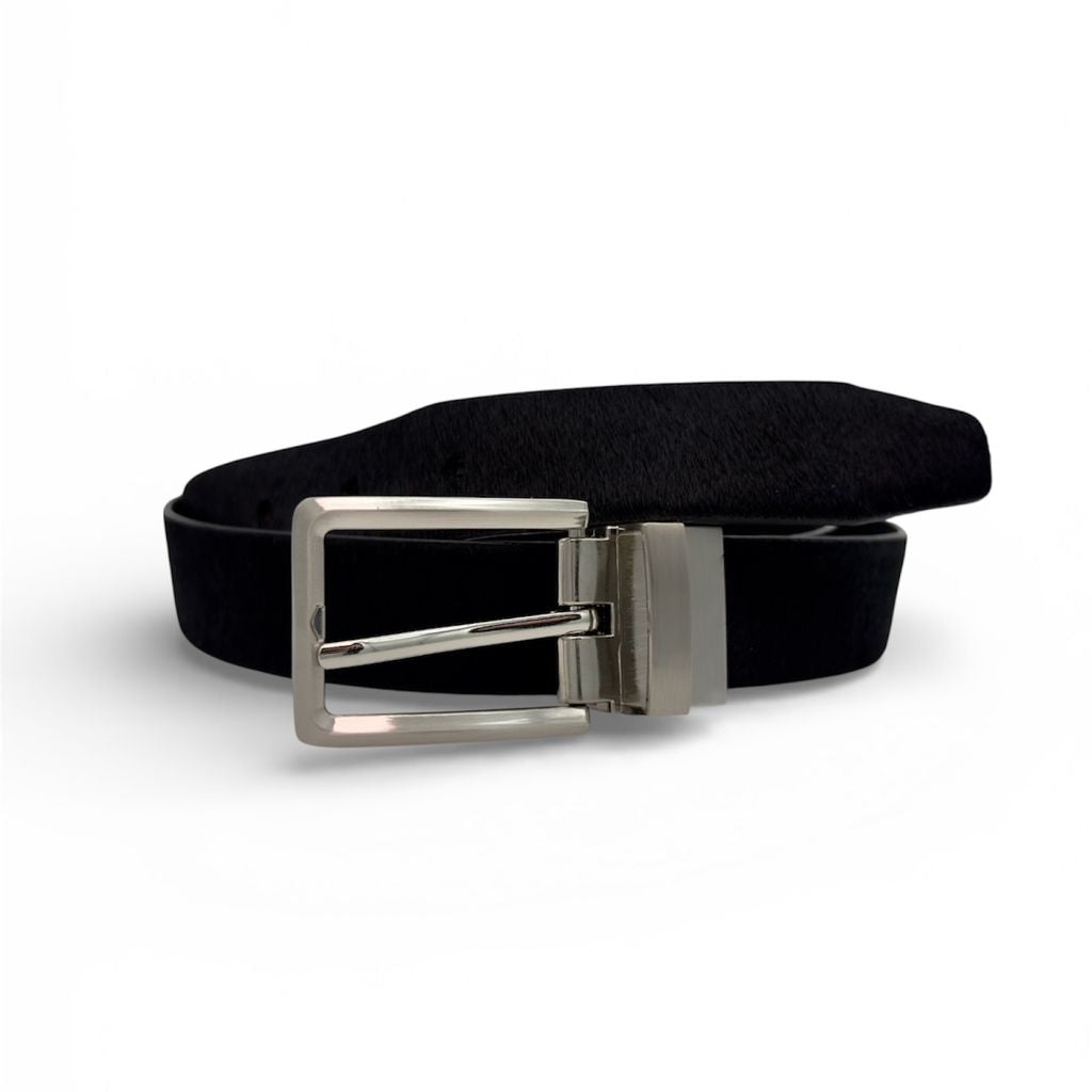 ANSO REVERSIBLE BELT - BLACK/WHITE