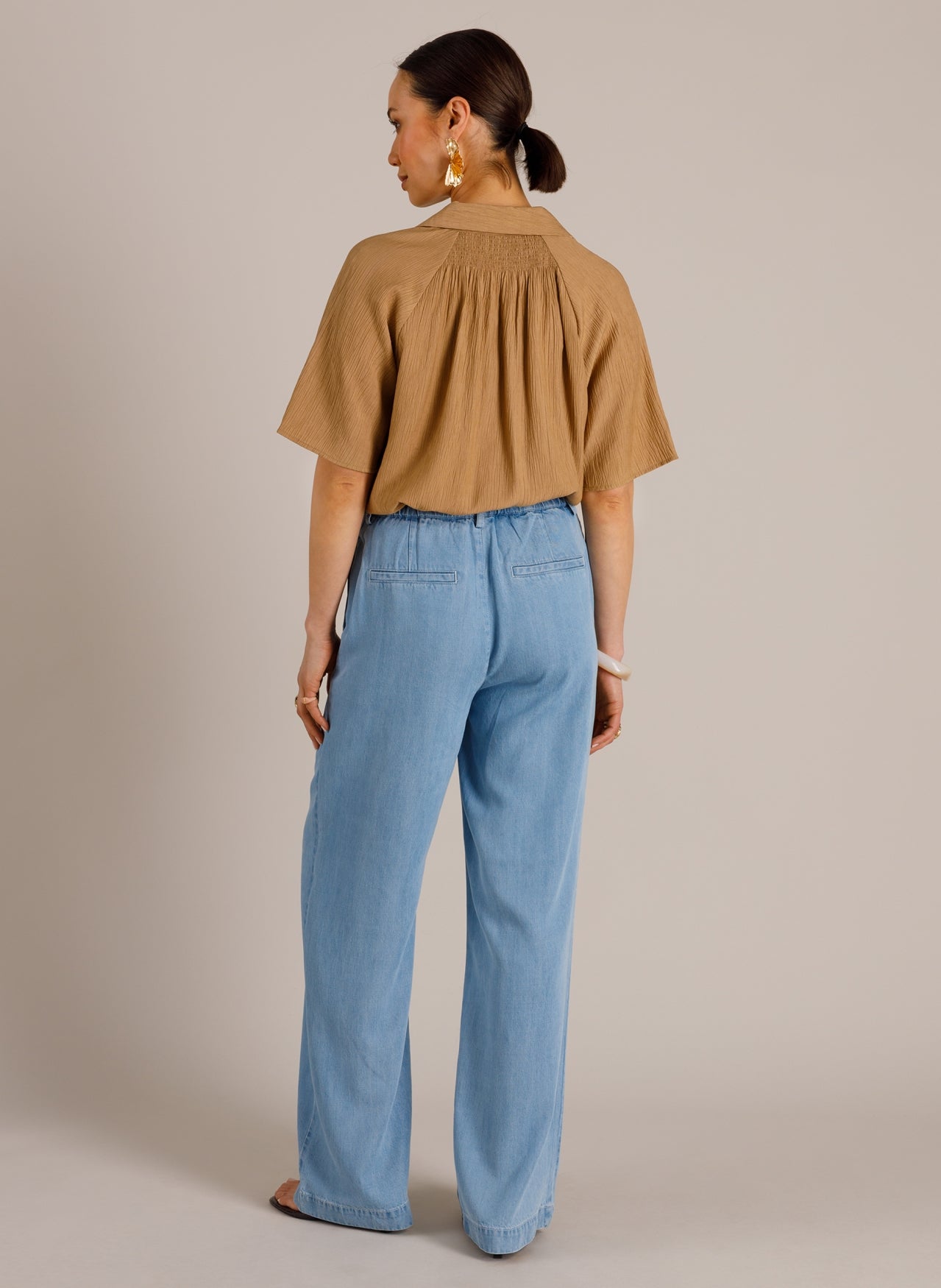 YEST MILAINE LIGHT DENIM TROUSER - Vi-Leen's Fashions