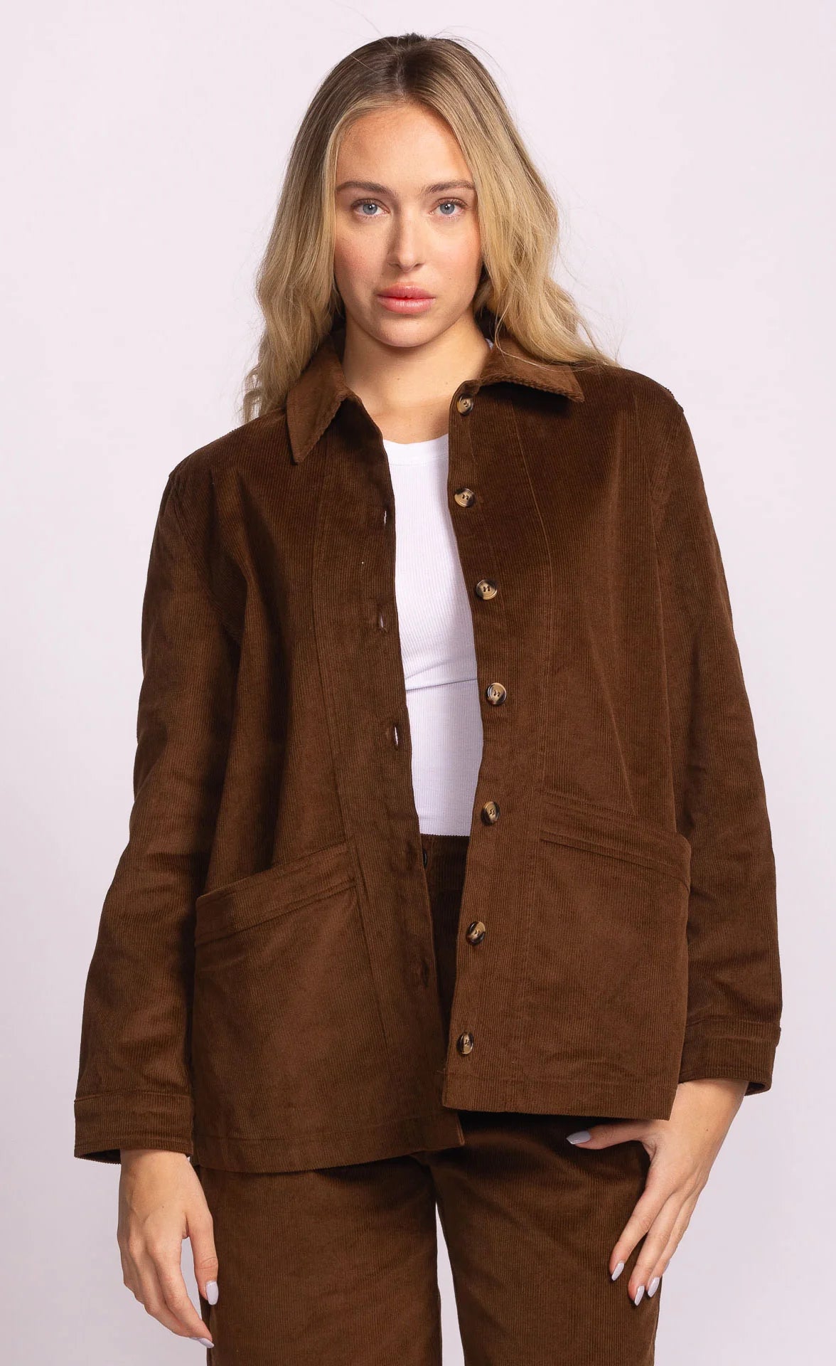 PINK MARTINI MIDGE JACKET - BROWN