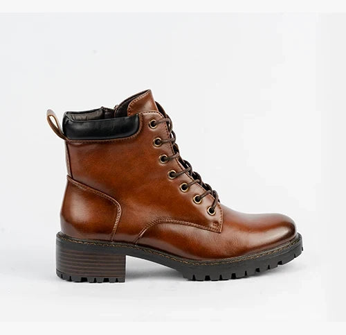 LE BROWN LACE UP BOOT