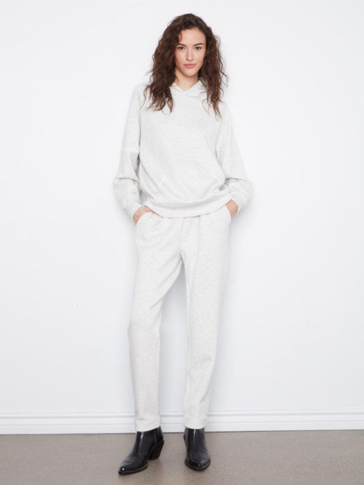 CHARLIE B SCUBA JOGGER - LIGHT HEATHER GREY